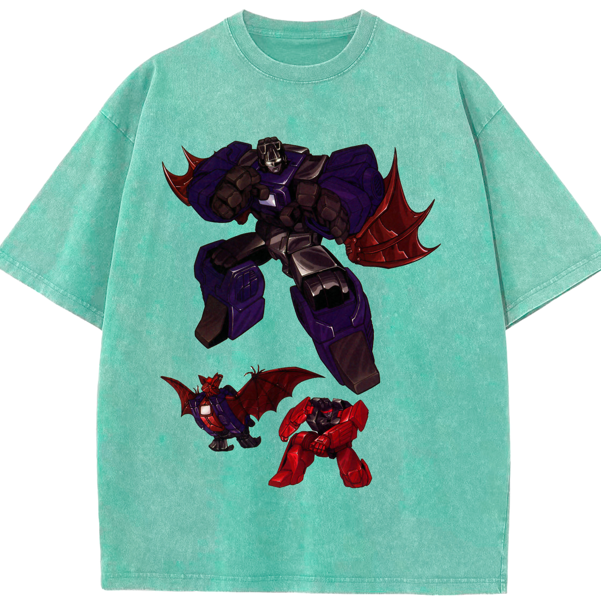 （画像用）  綿100% ヴィンテージ風 半袖Tシャツ（フロントプリント）